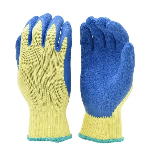G &amp; F Products G &amp; F Products 1607L Cut Resistant Kevlar Glove X-Large Blue/Yellow — product photo