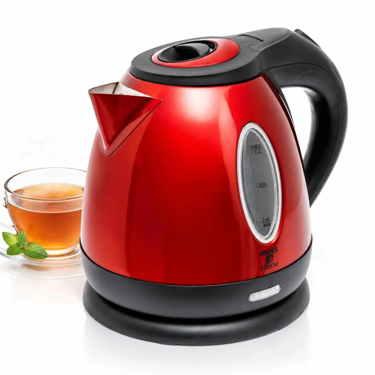  Moss &amp; Stone Red Thermo Pot 1.2L 1500W — product photo