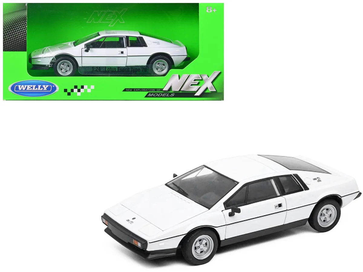 Welly Diecast Welly Diecast Lotus Esprit S2 Type 79 White NEX Models 1/24 hobby collectible — product photo
