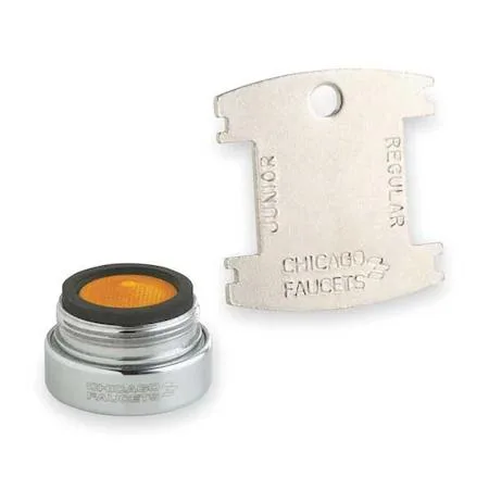 Chrome laminar flow outlet with male threads