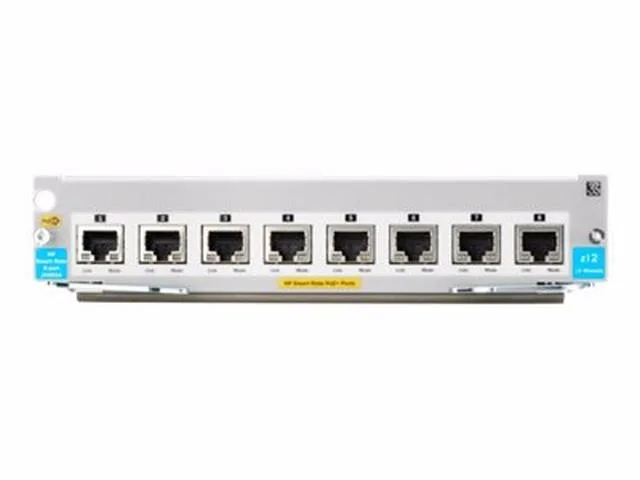 HPE HPE J9995A expansion module 8 port 10 2.5GBase-T PoE+ — product photo