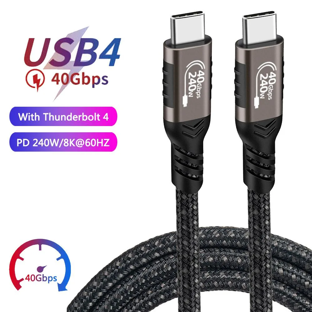 AUBEAMTO AUBEAMTO PQ002 USB4 cable 1.64FT 240W 40Gbps 8K@60Hz — product photo