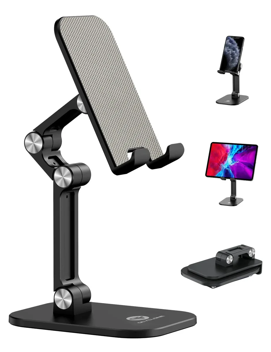 SOEWIOU SOEWIOU Phone Mount Black 4.7"-13" Adjustable 3.74"-5.5" 235° Foldable — product photo