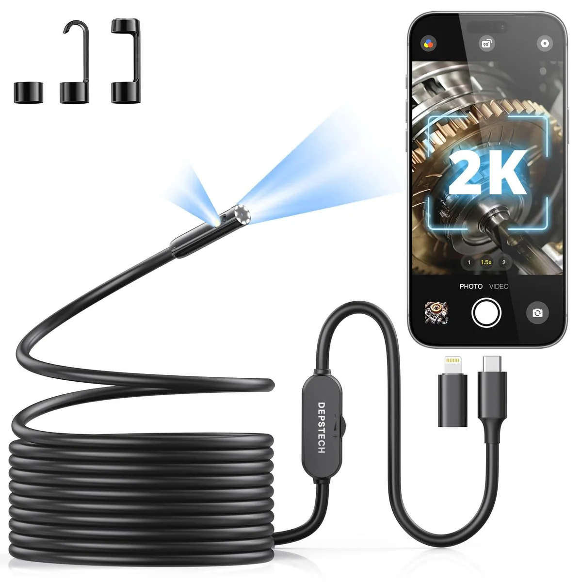Audiovox - Generic Audiovox - Generic NTC55DL-16.5FT 2K dual-lens video capturing device 16.5FT — product photo