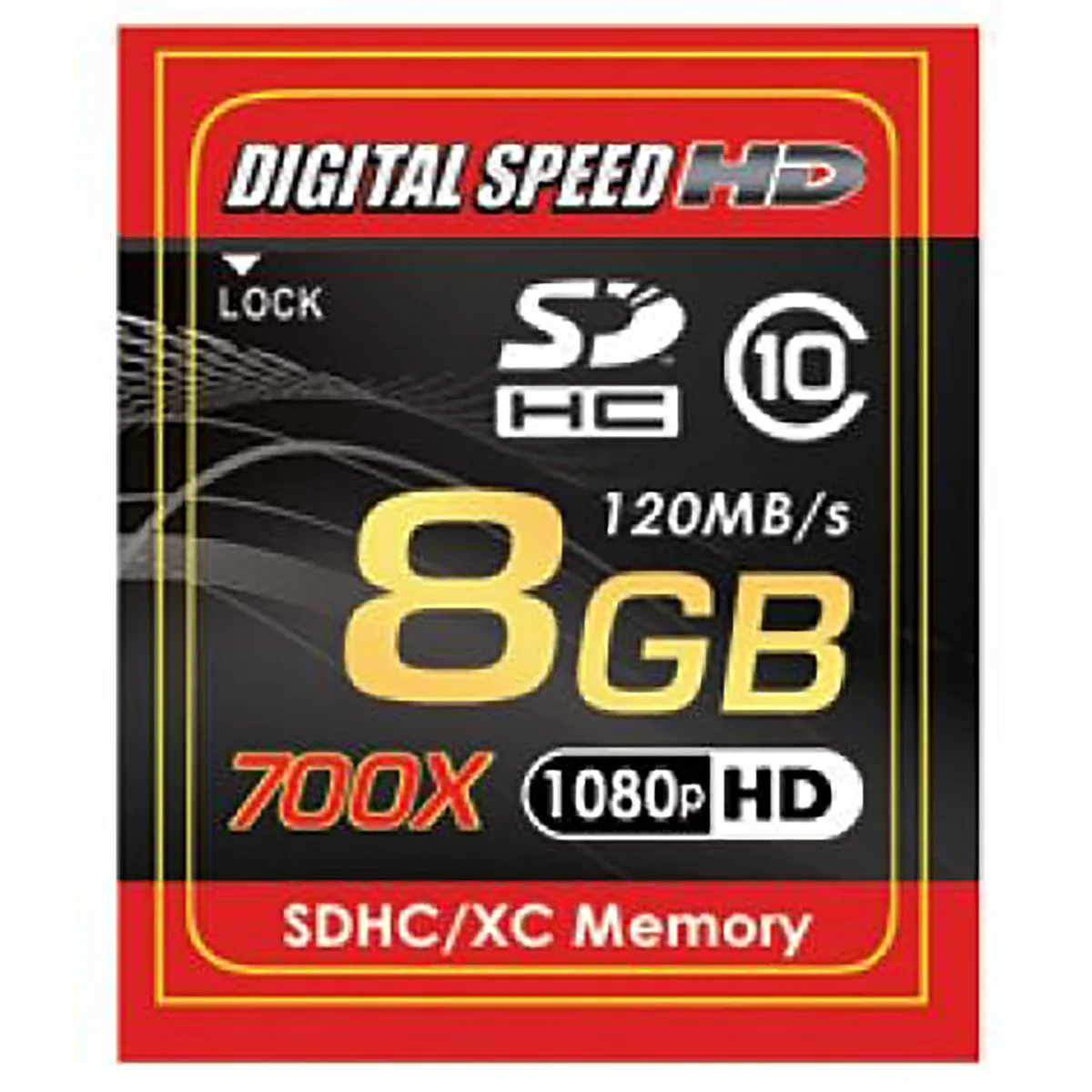 Blue SDHC memory card with Digital Speed Professional branding