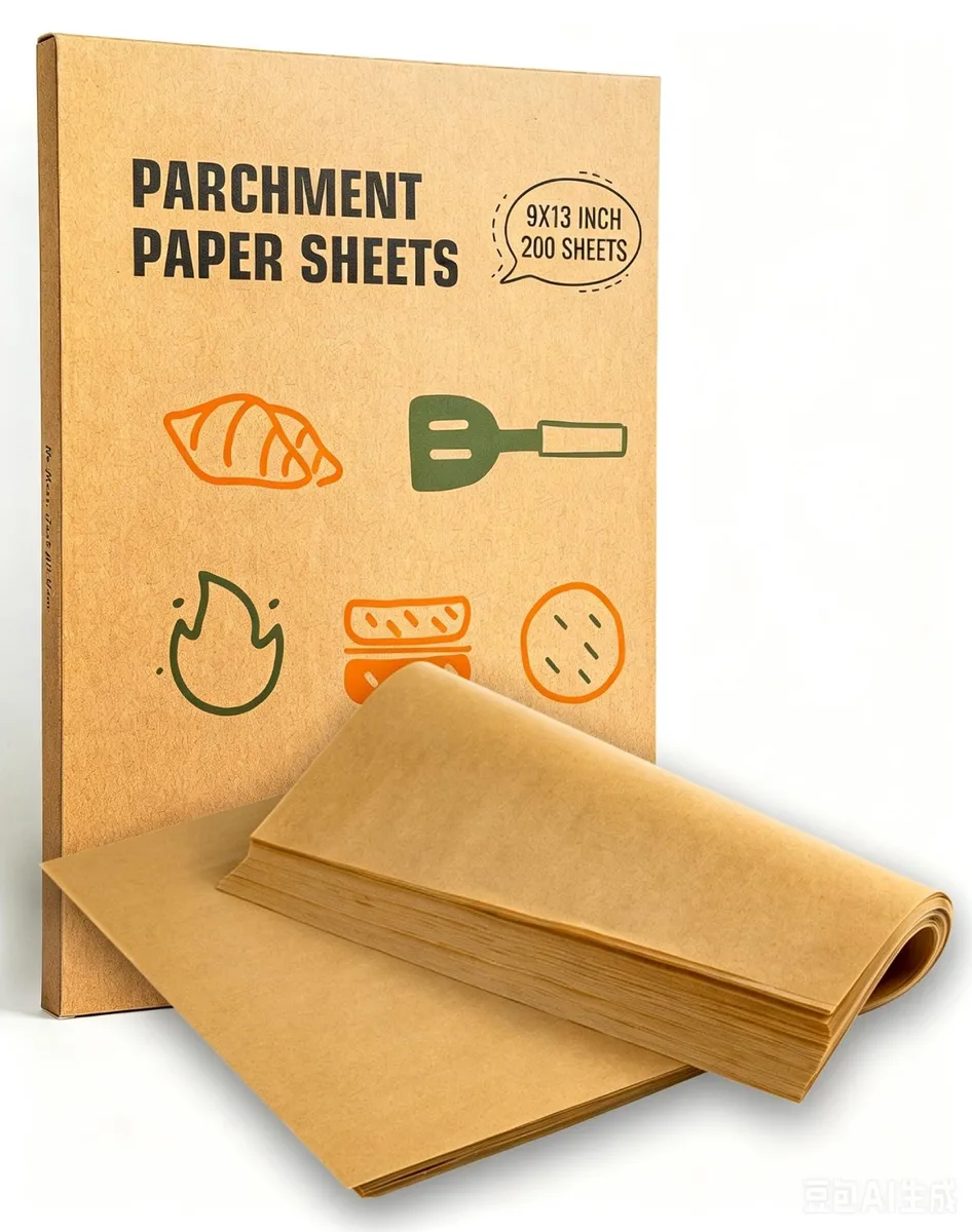 Atchake BPB9x13-200 parchment paper craft 200 sheets 9x13 in — product photo