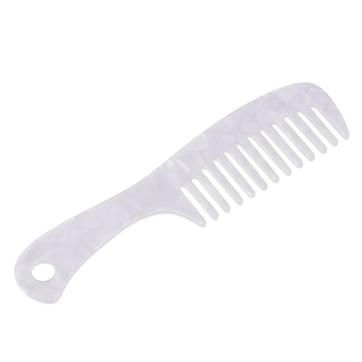 Unique-Bargains Unique-Bargains Wide Tooth Detangling Comb White 18.7x4.5cm — product photo