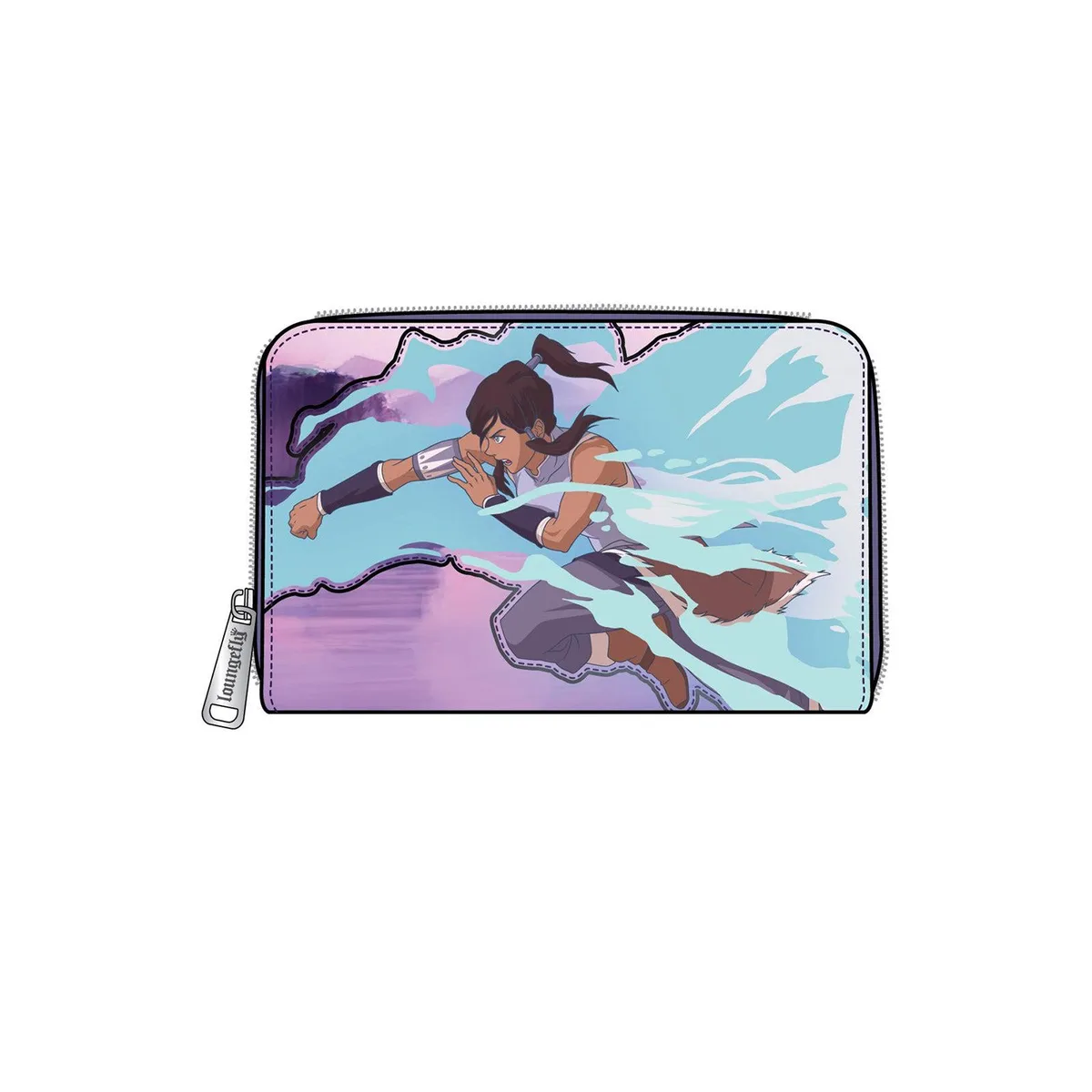 Loungefly Loungefly Legend of Korra Team Korra Zip Wallet Multi-Colour 6" x 4 — product photo