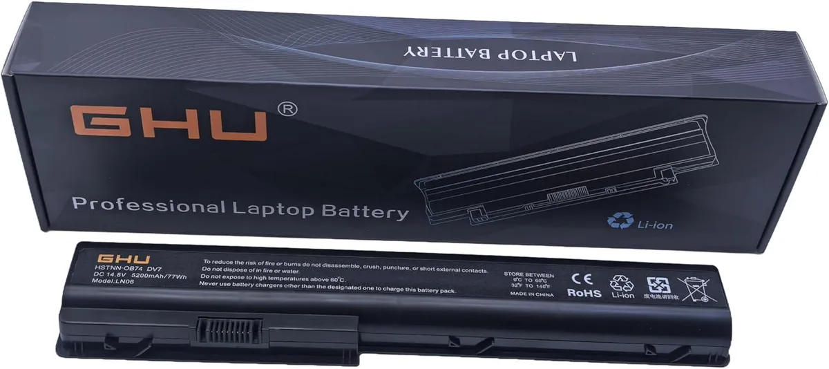 PISKEKAT PISKEKAT 77 WH laptop battery for HP HDX18 dv8 GA08 — product photo