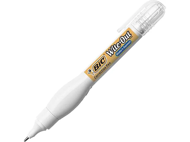 BIC BIC WOSQPP11BX Wite-Out Shake N Squeeze correction fluid 6 pack 0.27 fl oz — product photo