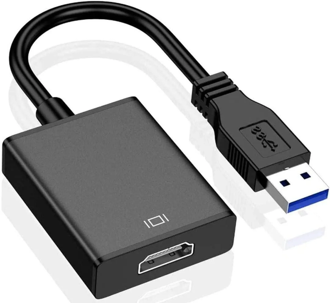 aibileec aibileec USB 3.0/2.0 to HDMI 1080P Adapter Black — product photo