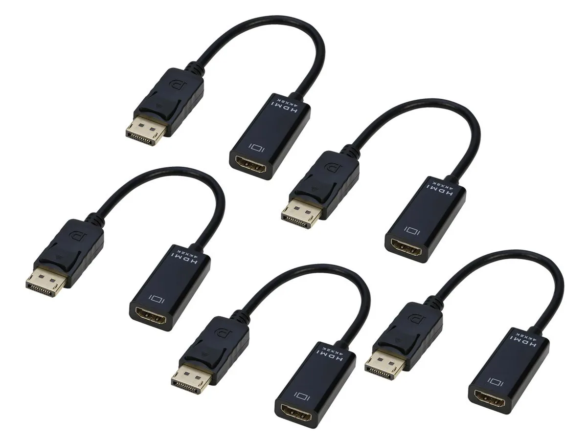 iXever iXever DP2HD-4K-5P DisplayPort to HDMI adapter 5-pack — product photo