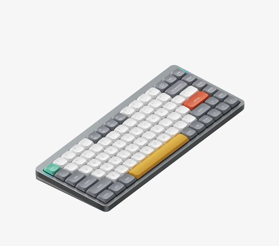 NuPhy NuPhy Air75 V2 HE Magnetic Switch Gaming Keyboard Lunar Grey 75% 84 Keys — product photo