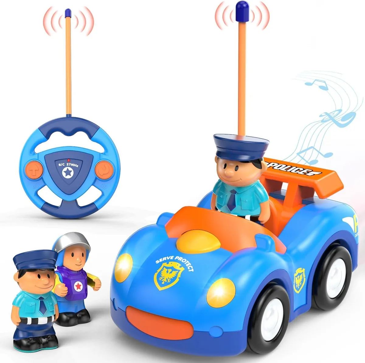 usbroway usbroway RC Police Car Toy Blue 18 months — product photo