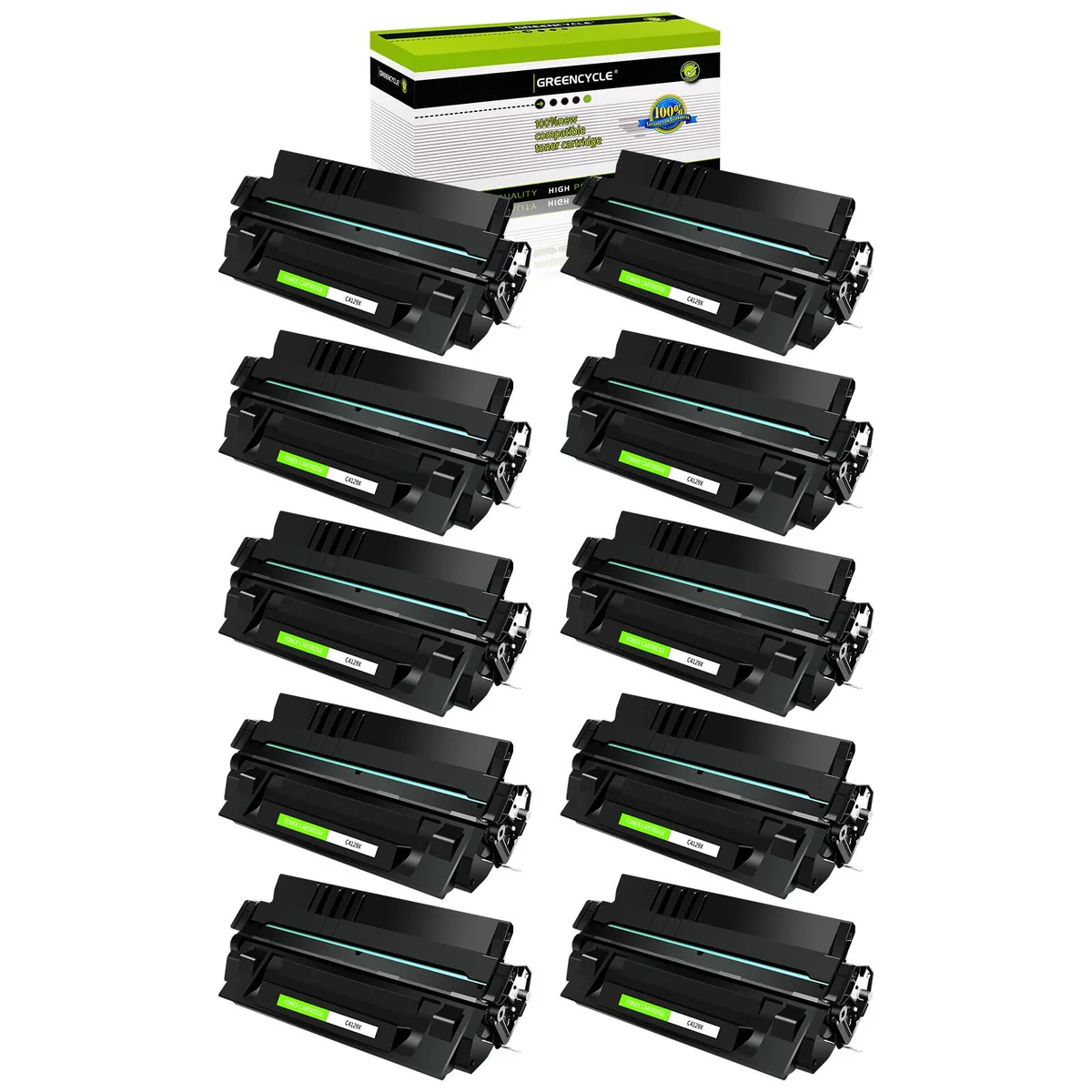 GREENCYCLE GREENCYCLE C4129X Black Toner Cartridge 10 Pack — product photo