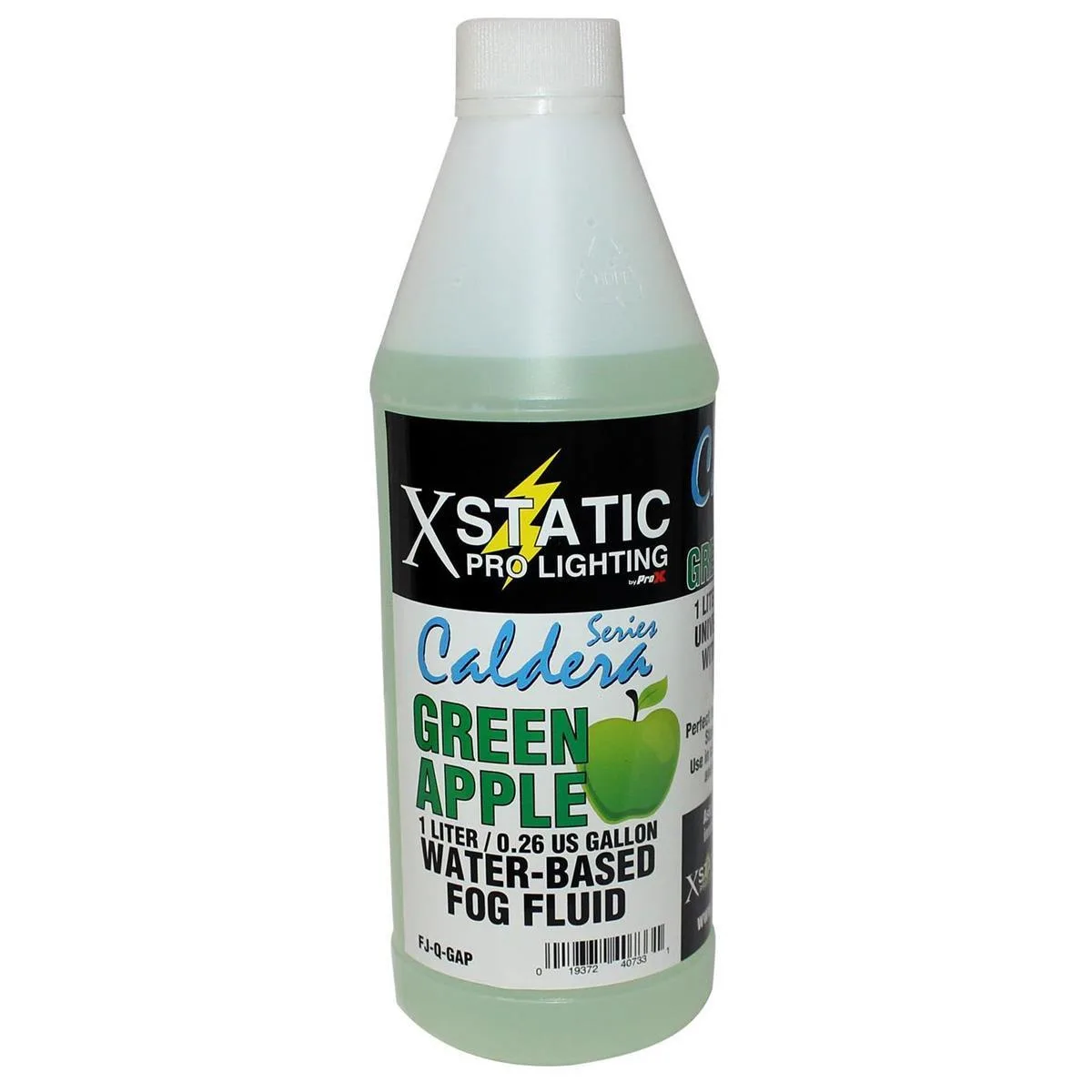 ProX ProX Caldera Series Green Apple Scented Water-Based Fog Juice 1 Liter dj accessory — product photo