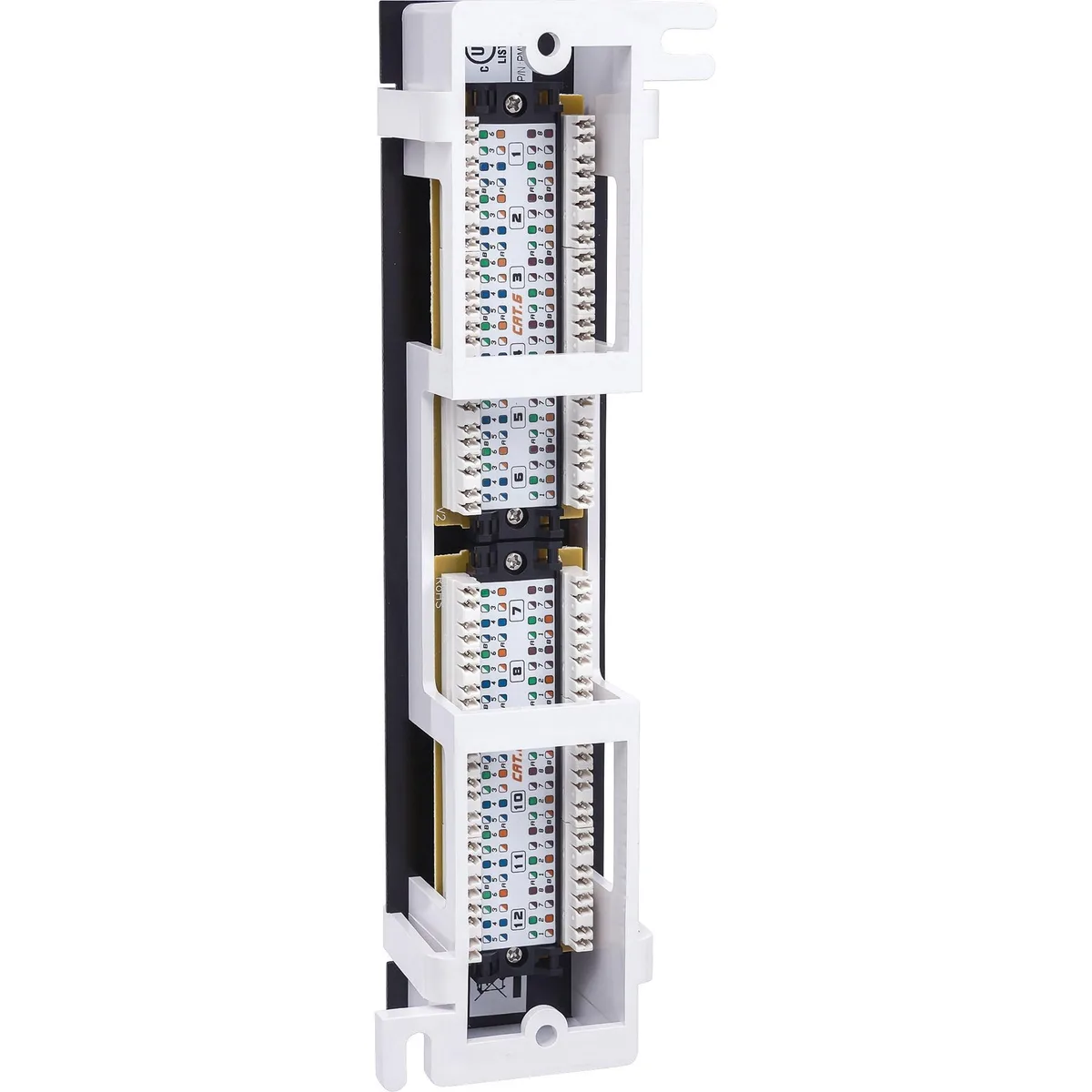 Intellinet Network Solutions Intellinet Network Solutions 560269 12-Port Cat6 Wall-Mount Patch Panel wired accessory — product photo