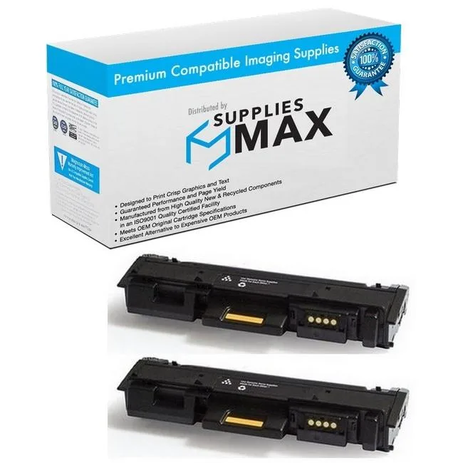 SuppliesMax SuppliesMax 106R01403 Black Toner Cartridge 2 Pack 3000 Pages — product photo