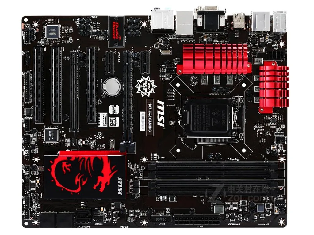 MSI MSI ZH87-G43 Gaming Intel H87 LGA 1150 DDR3 32GB Micro ATX Motherboard — product photo