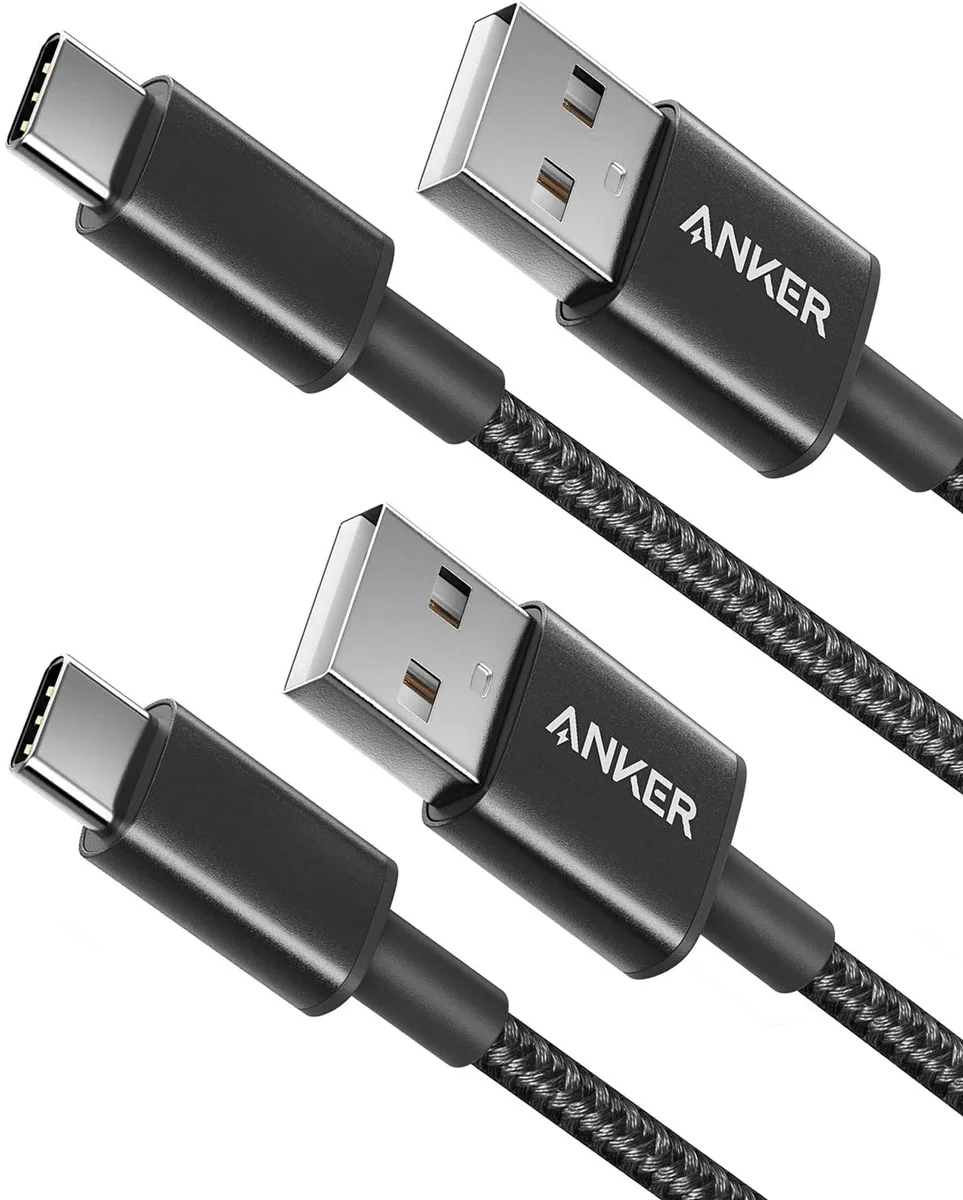 Anker Anker Premium Nylon USB-A to USB-C 2.0 cable 2-pack 3ft — product photo