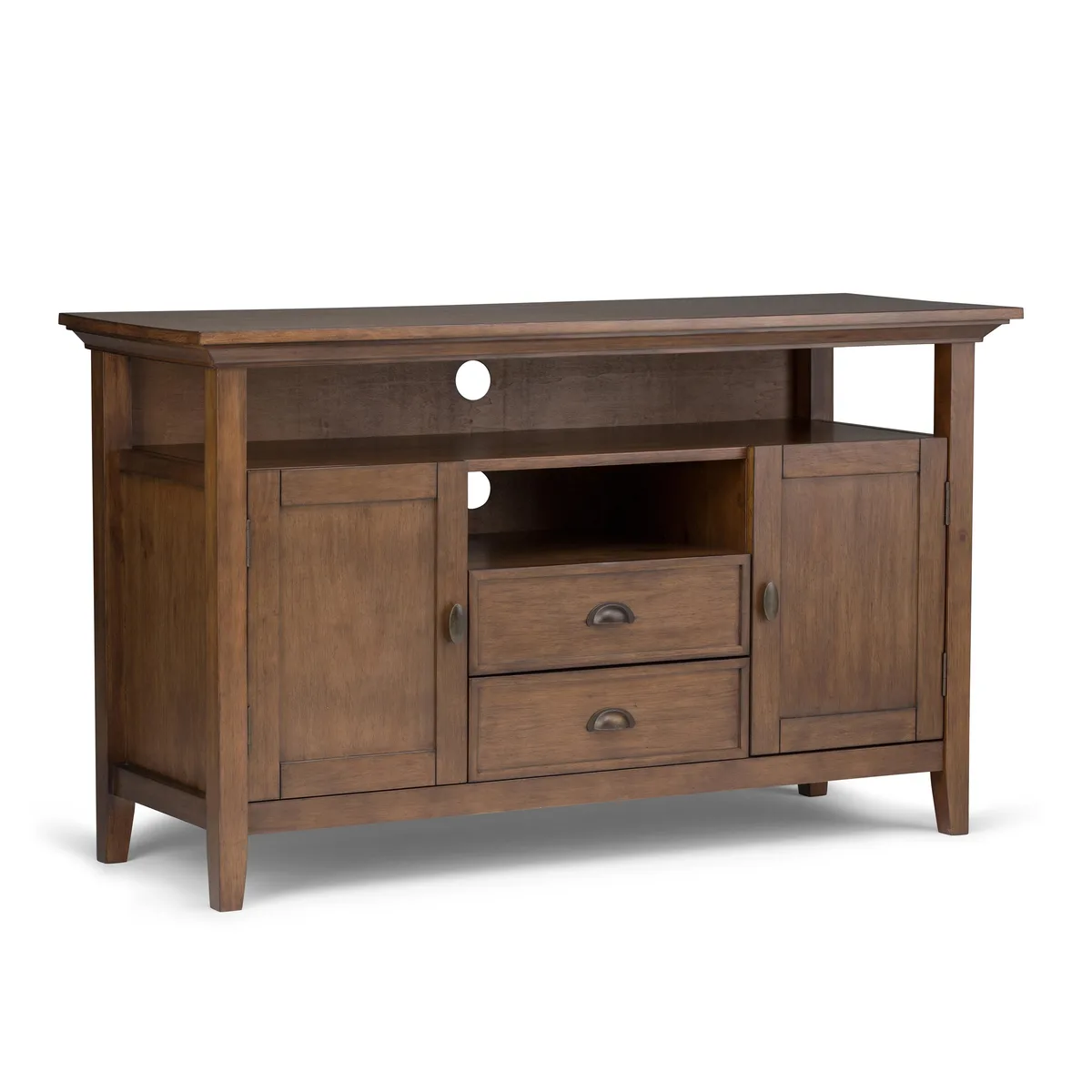 tuphen tuphen Redmond Tall TV Media Stand Rustic Natural Aged Brown 54" W 32" H — product photo