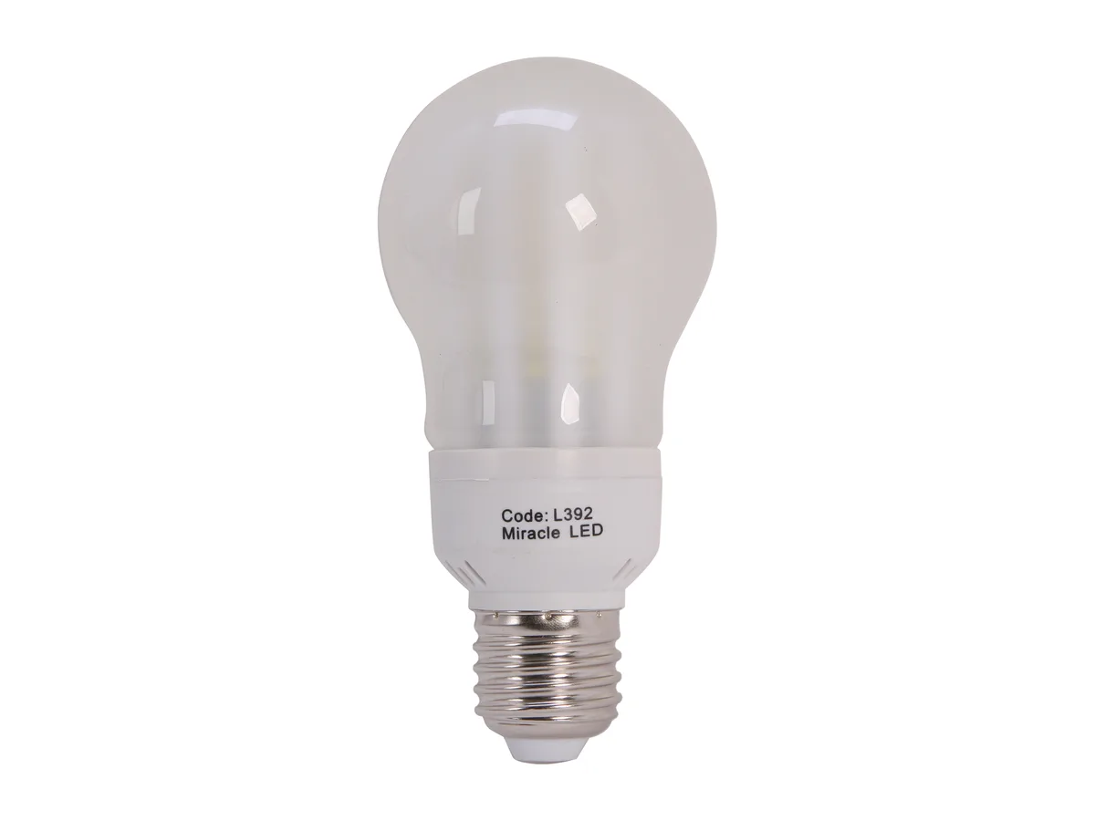 Frosted LED bulb with standard E26 screw base