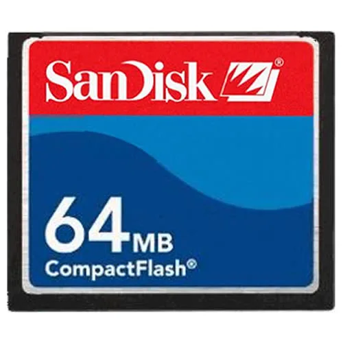 SanDisk SanDisk 64 MB CompactFlash memory card — product photo
