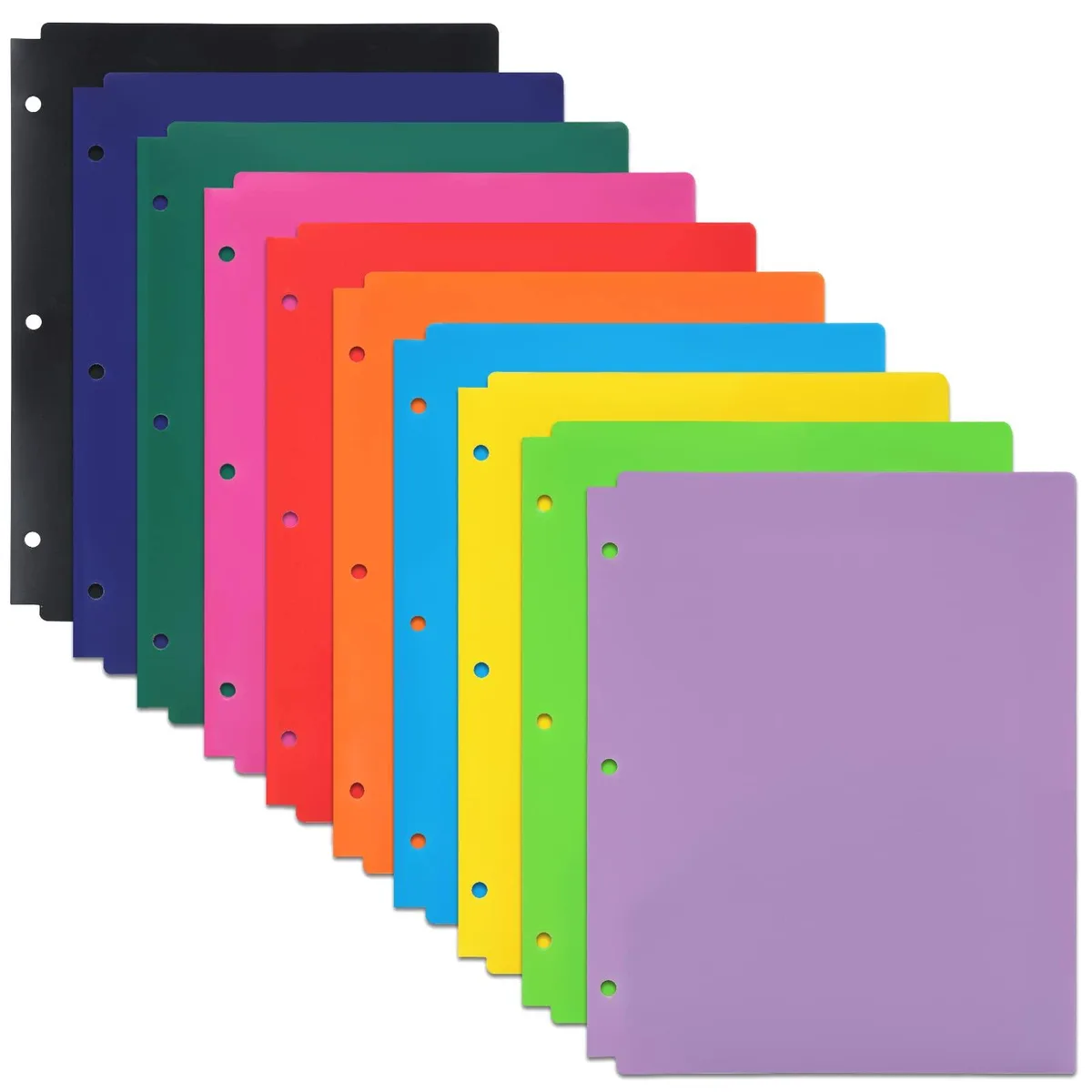  EOOUT file folder 10pcs multicolor 100 sheets — product photo