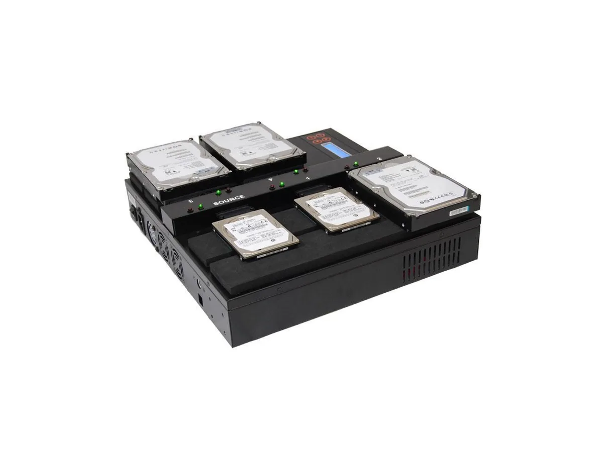Systor Systor 1:4 Flatbed SATA Duplicator & Sanitizer 36GB/Min 600MB/s — product photo