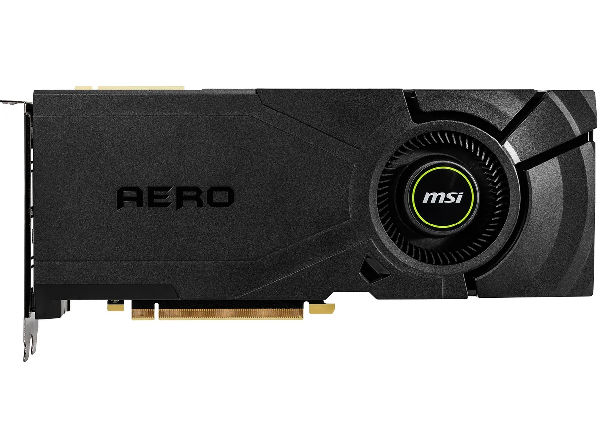 MSI MSI RTX 2080 Super Aero graphics card — product photo
