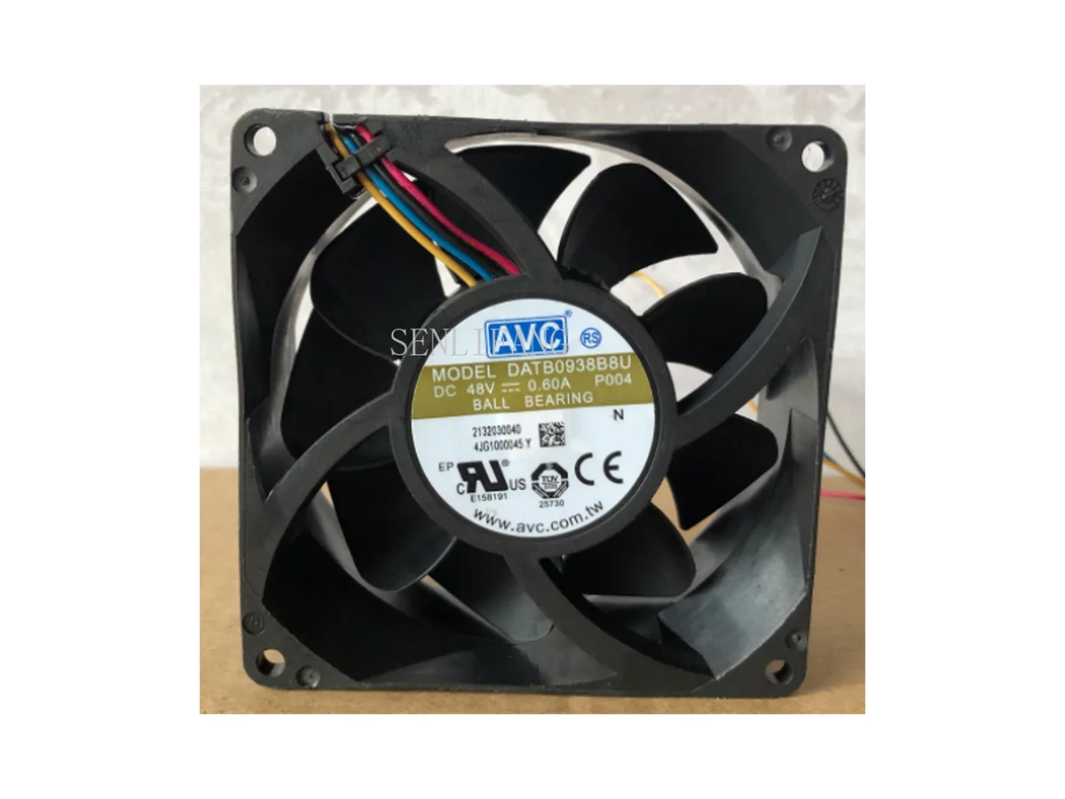 Fans Fans DATB0938B8U DC 48V .6A 9038 9CM 90*90*38mm 4 Wires 8U Inverter Cooling Fan — product photo
