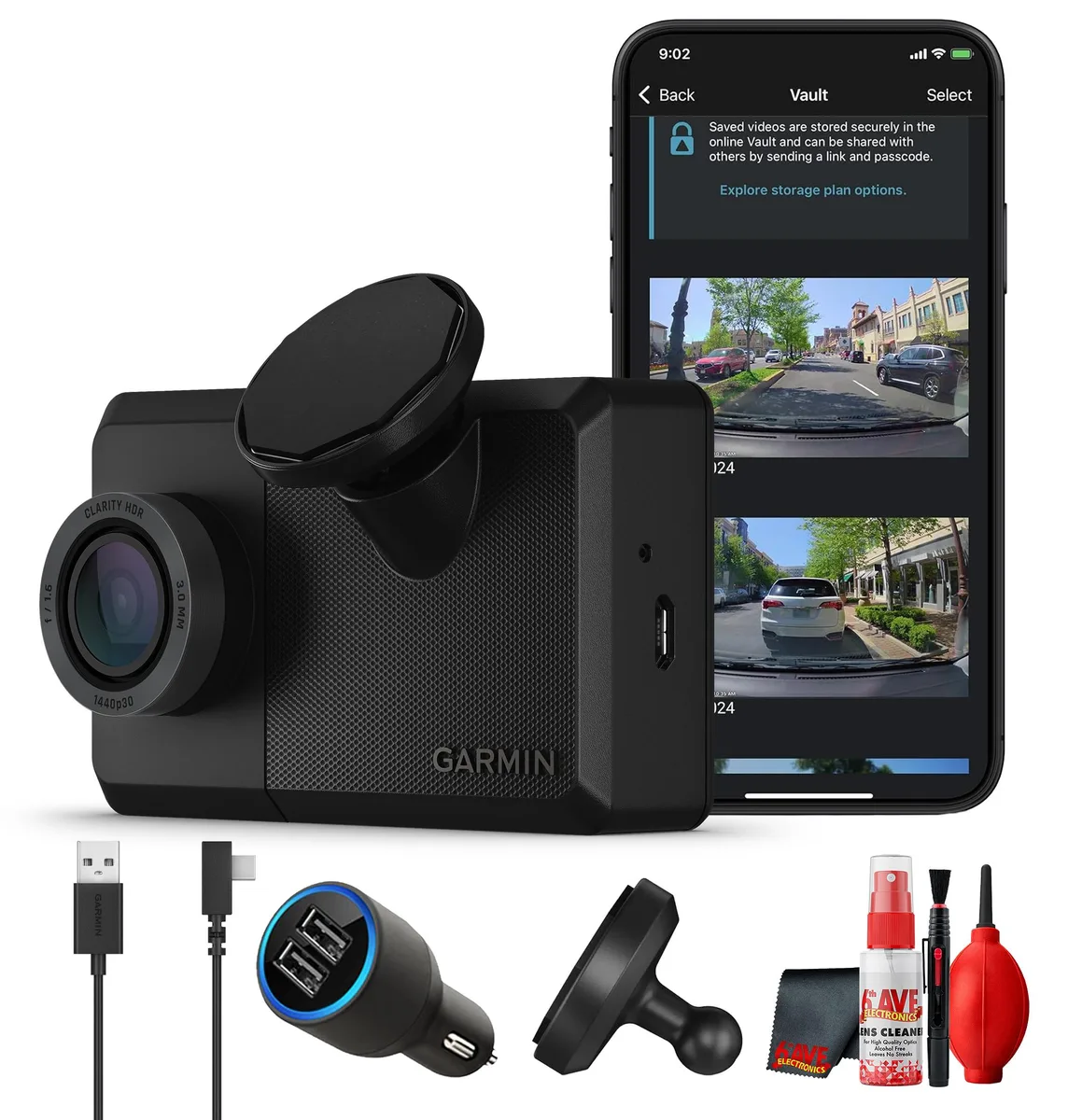 Garmin Garmin Dash Cam Live LTE 1440p onboard camera system — product photo