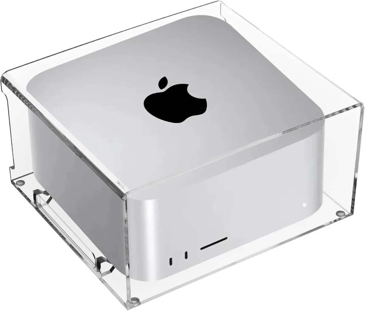 PISKEKAT PISKEKAT Acrylic Desktop Stand for Mac Studio M1 Mac mini 2010-2023 Clear — product photo