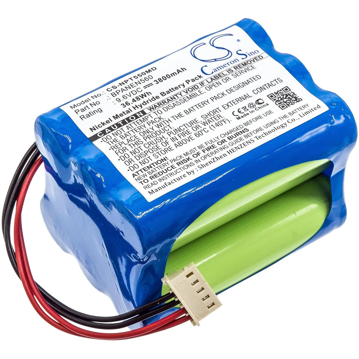 Cameron &amp; Co Cameron &amp; Co DS-CS-NPT550MD 9.6V 3.8Ah Blue video accessory — product photo