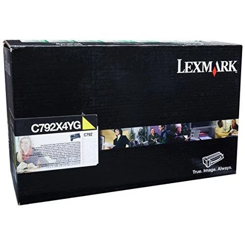 Lexmark Lexmark C792X4YG Yellow Toner Cartridge 20000 Page — product photo