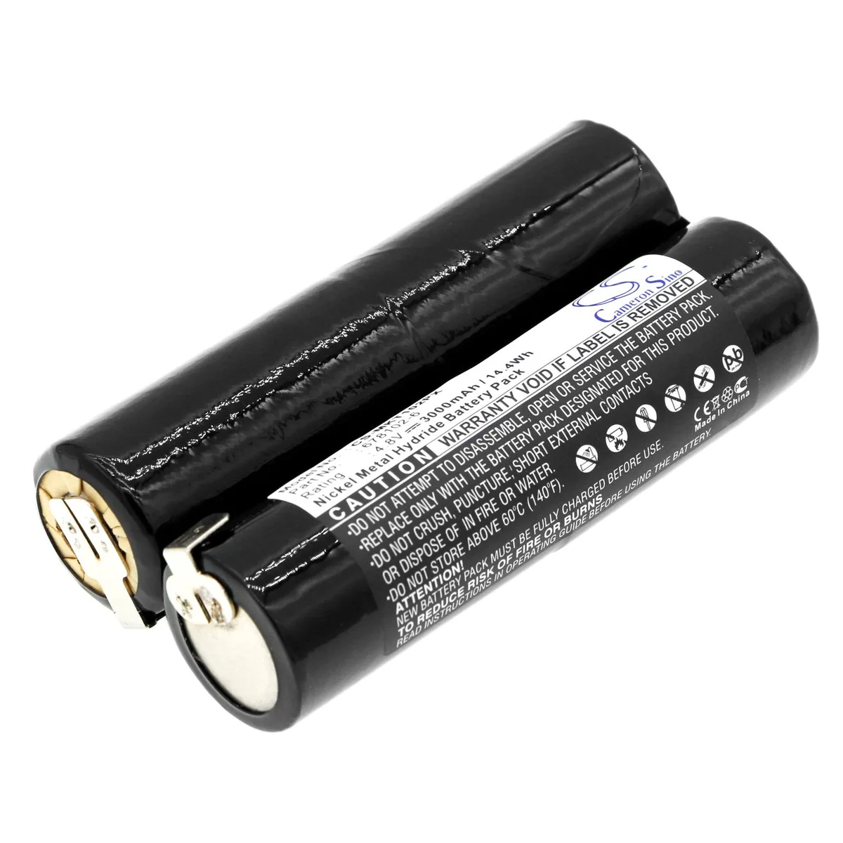 Cameron &amp; Co Cameron &amp; Co DS-CS-MKT102PX 4.8V 3000mAh Ni-MH battery — product photo
