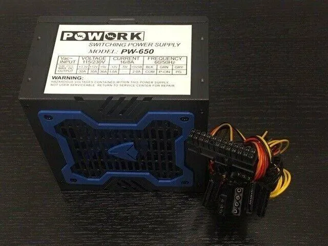 Hercules Hercules 650W ATX Server Power Supply 12cm Fan — product photo