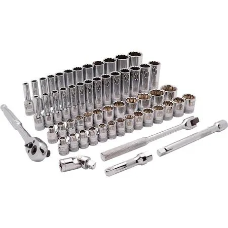 Dynamic Dynamic D010013 3/8" Dr 57 Pc 12 Pt SAE/Metric Socket Set — product photo