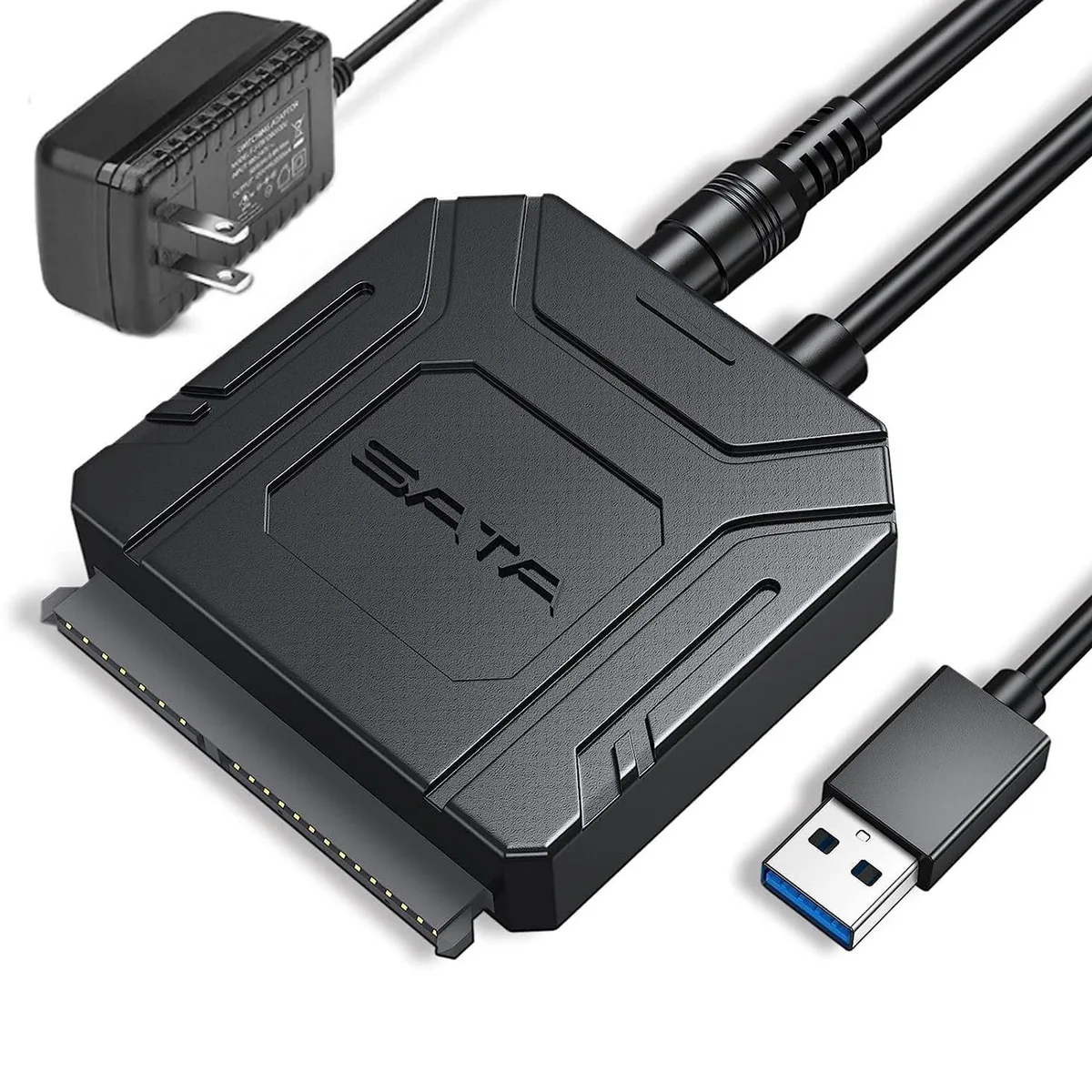 WRIARICH WRIARICH SATA III to USB 3.0 Adapter Cable 27cm Black — product photo
