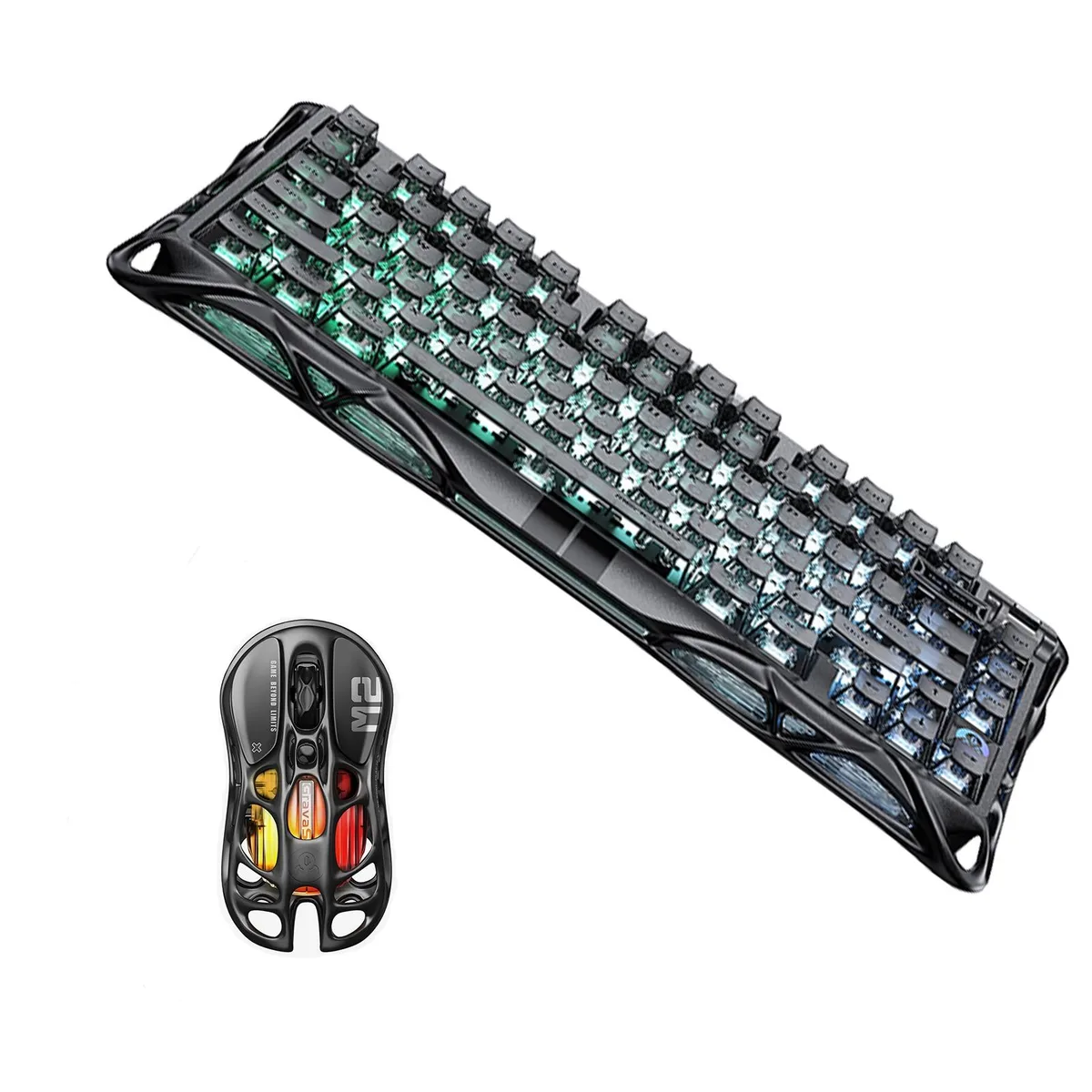 GravaStar GravaStar M2 Stealth Black gaming mouse 26000 DPI 5 buttons — product photo