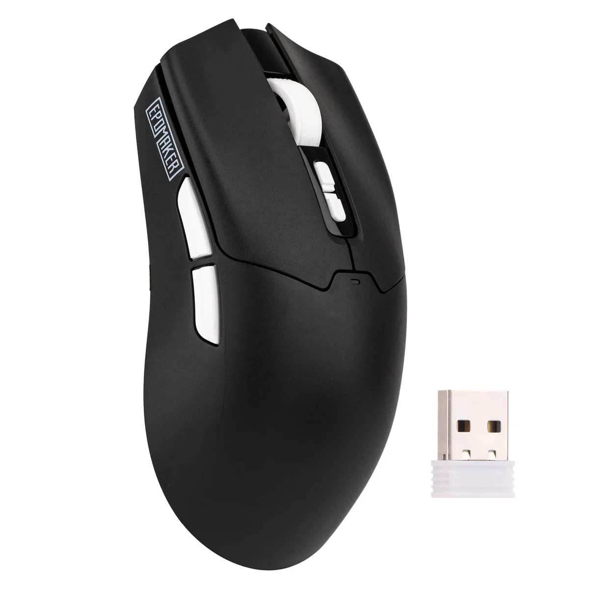 Epomaker Epomaker Click Lite gaming mouse Black 59g 12000 DPI PAW3311 500mAh 78h 2.4G BT5.0 USB-C 5 buttons — product photo