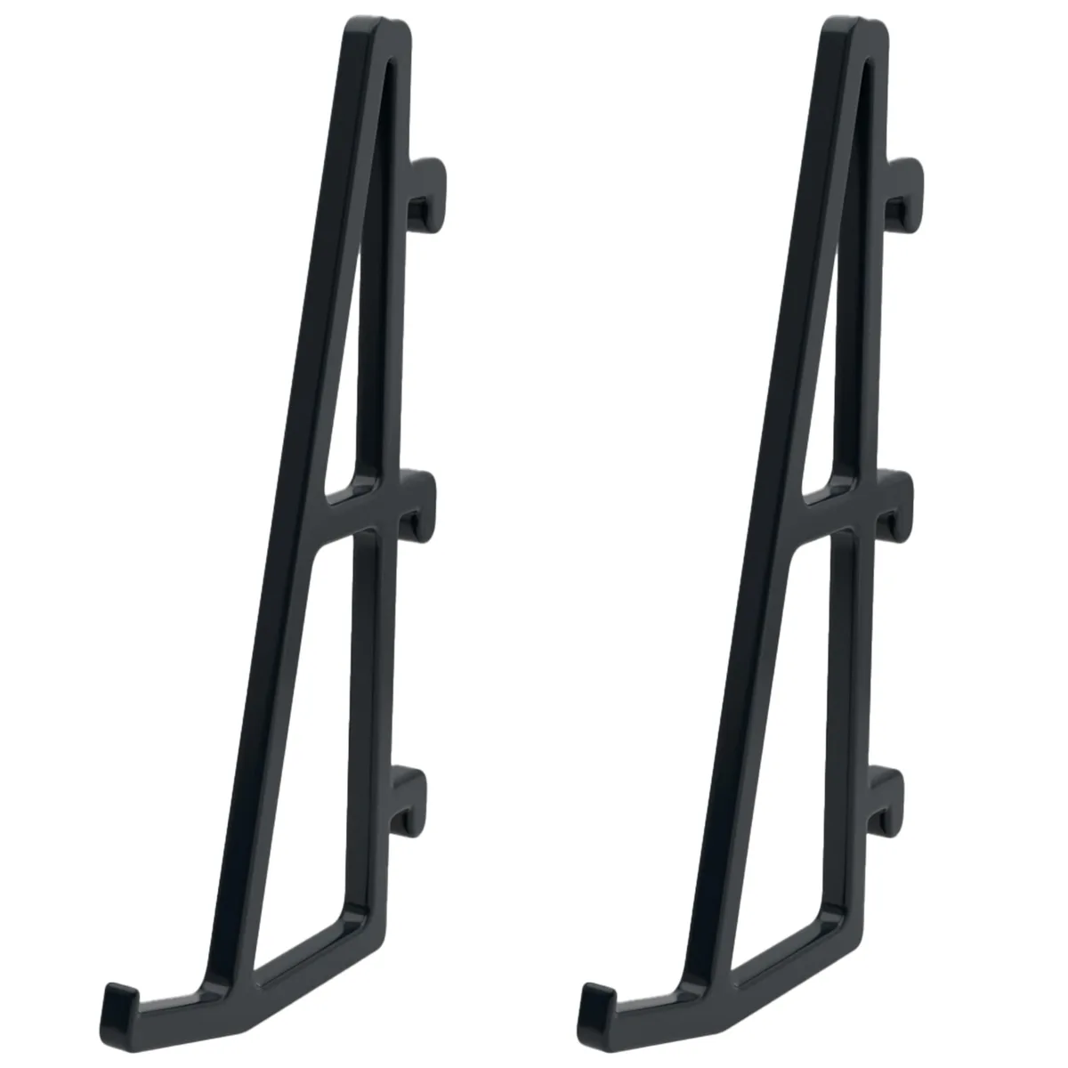  Yamaha Keyboard Display Stand for IKEA SKADIS Pegboard, Black, 1 Pair — product photo