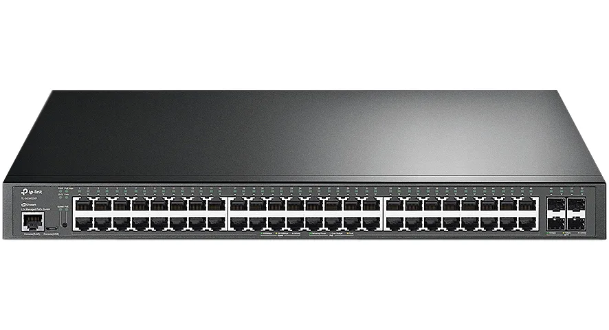 TP-Link TP-Link TL-SG3452XP 48-port PoE+ managed network switch — product photo