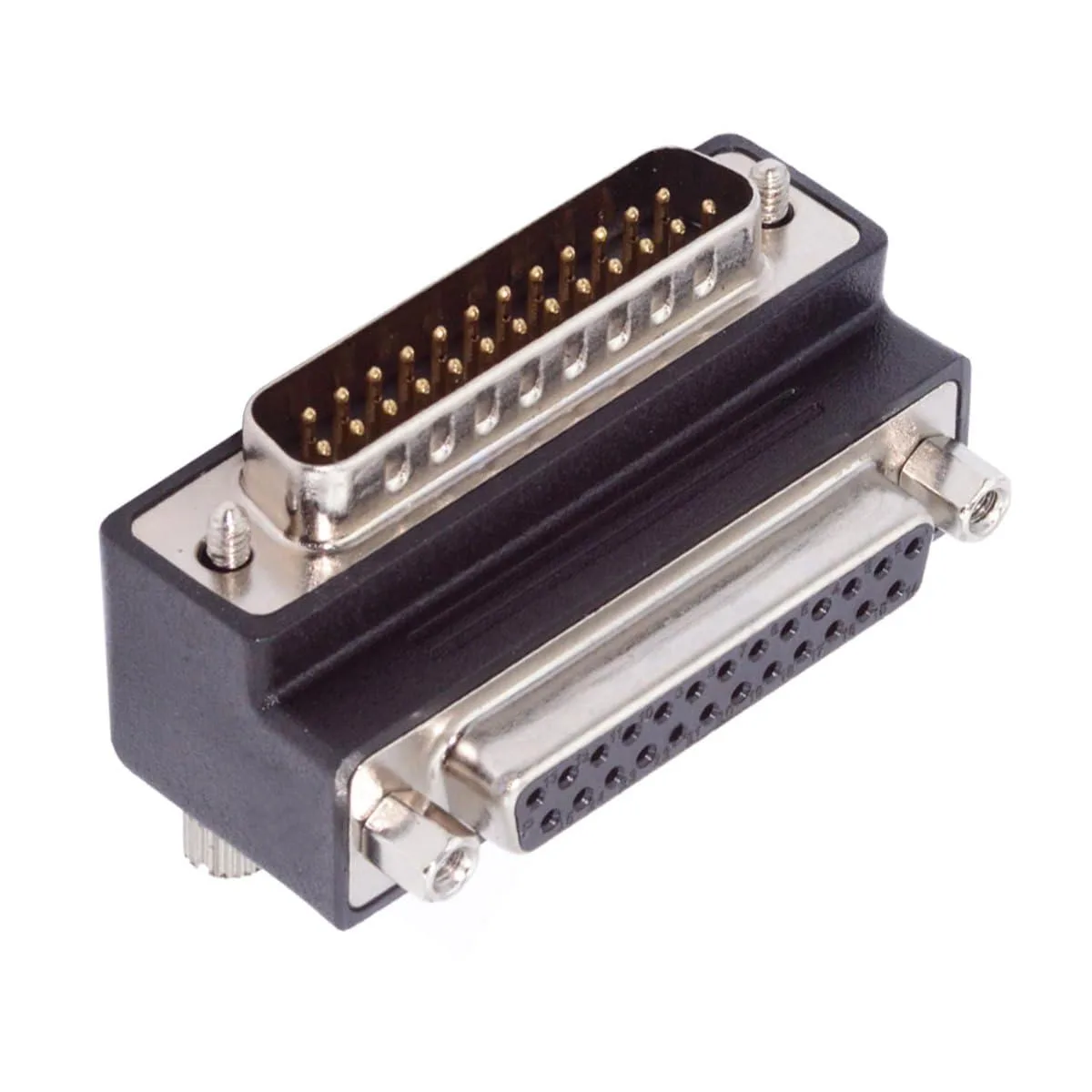 Vszerda Vszerda DB25 Male Nut to Female Screw 90° Angled Adapter — product photo