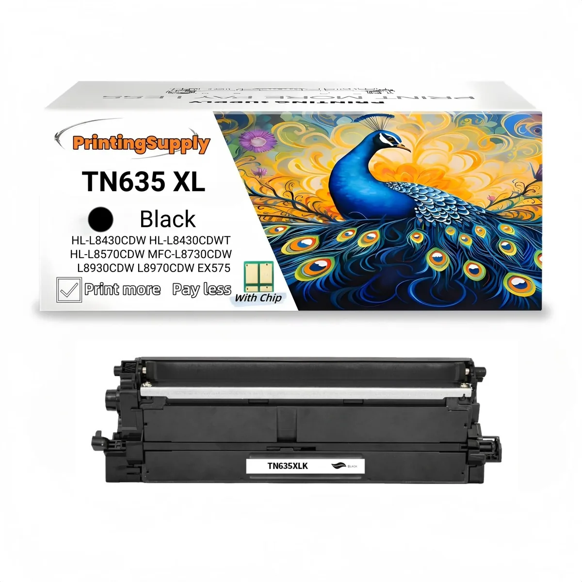 Aster Graphics Inc Aster Graphics Inc TN635XL Black Toner Cartridge 5500 Pages — product photo