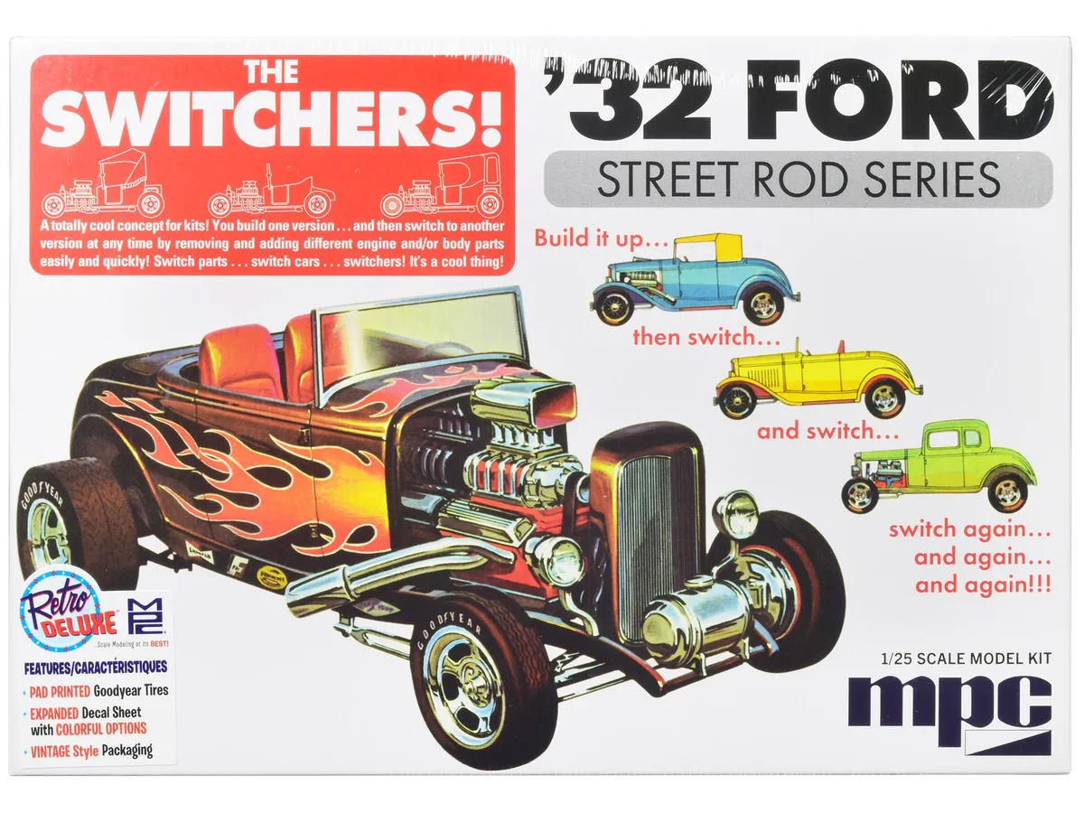 Mpc Mpc 1932 Ford Street Rod "The Switchers" 1/25 Scale Model Kit — product photo