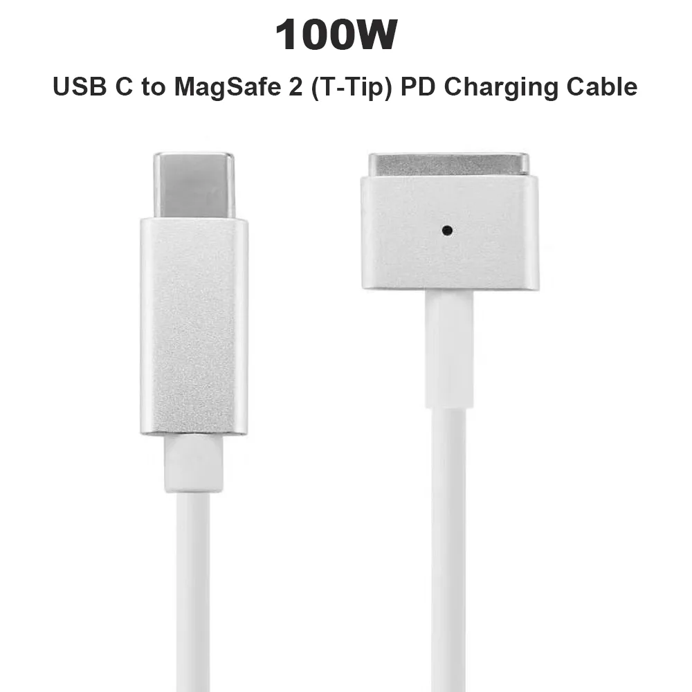 UTONDA Co., Ltd. UTONDA Co., Ltd. 100W USB-C to MagSafe 2 T-Tip Power Adapter Cord 1.8m White — product photo