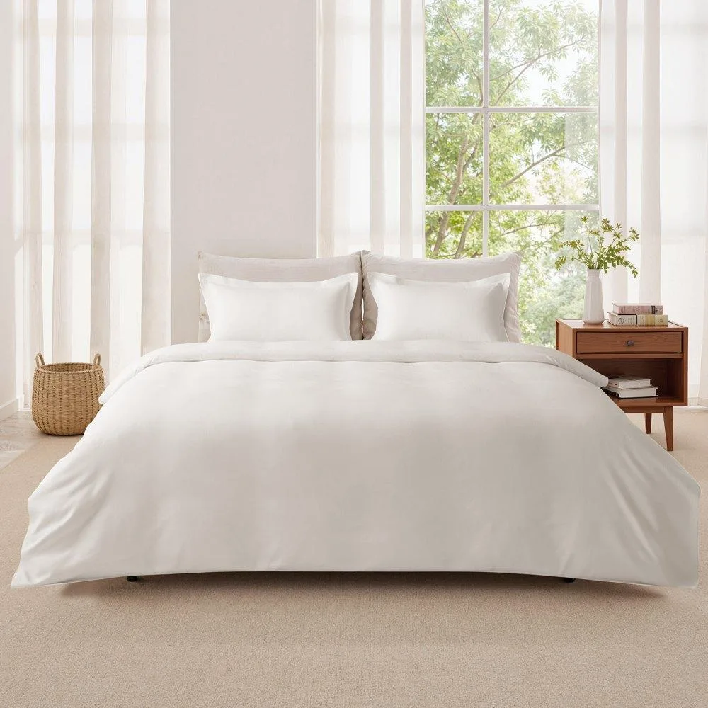 VEVOR VEVOR King Duvet Cover Set 104 x 90 in 100% Cotton 200TC White 3-Piece — product photo