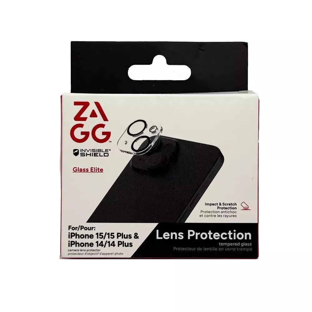ZAGG ZAGG iPhone 15/15 Plus Lens Protection Glass Elite Clear — product photo