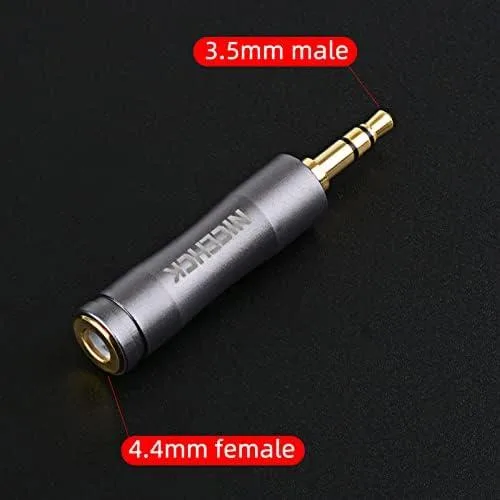 Boxwave Boxwave 4.4 mm Female to 3.5 mm 2.5 mm Male Audio Adapter Silver — product photo